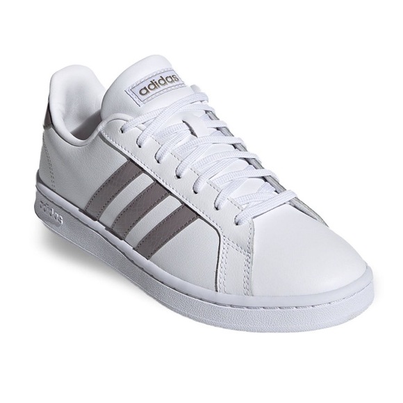 Adidas Shoes | Adidas Cloudfoam Grand Court Sneakers Dove Grey | Color: Gray/White | Size: 10 | The_Bonmarche's Closet
